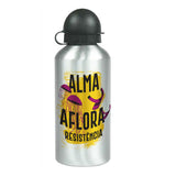 Squeeze Alumínio 500ml "Alma Aflora, Resistência"